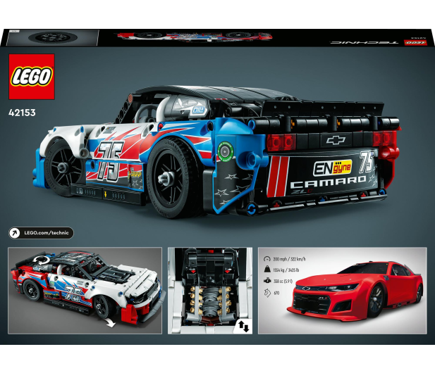 LEGO Technic 42153 Nowy Chevrolet Camaro ZL1 z serii NASCAR® - 1091322 - zdjęcie 10